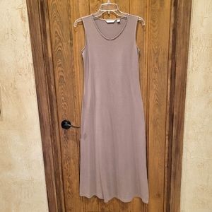 New! Cotton Knit Sleeveless Maxi Dress